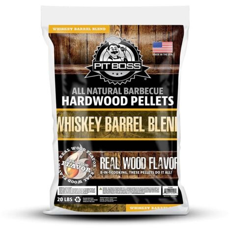 Pellets de cuisson 9 kg – Saveur whisky pour viandes rouges – Parfait pour grillades – Améliore le goût des plats – Pitboss