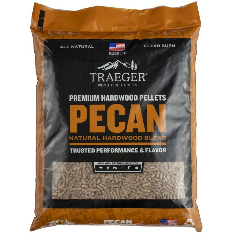 Traeger - Pellets pour barbecue Pecan - Sac de 9 kg - 100% naturel