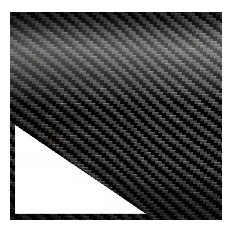 Pellicola adesiva 3D effetto carbonio nero apa made in Italy car wrapping h150 Misura - 150cm x 10 Mt