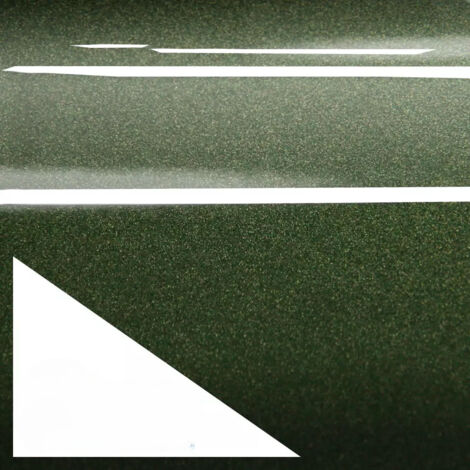 Pellicola adesiva lucido metallizzato British green APA made in Italy car wrapping h152 Misura - 152cm x 5 Mt