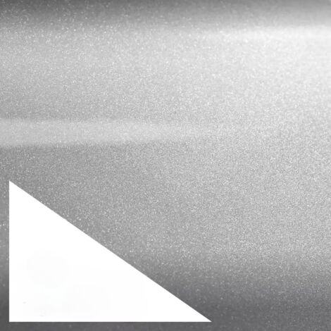 Pellicola adesiva metallizzato opaco silver APA made in Italy car wrapping h150 Misura - 150cm x 300cm