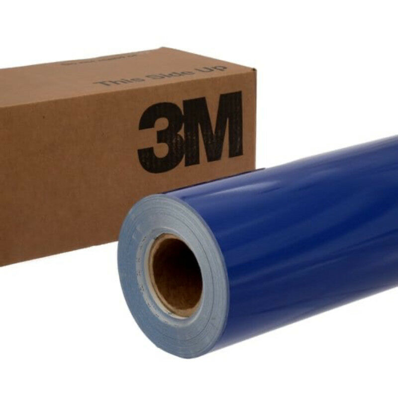Image of 3M - Pellicola adesiva riflettente scotchlite marchio serie 580 colore blu Larghezza - 1220mm, Lunghezza - 1 metro