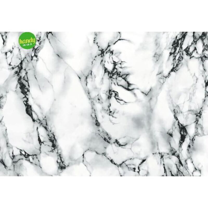 Pellicola D c fix Marmo Bianco nero 67,5 X 200 Cm