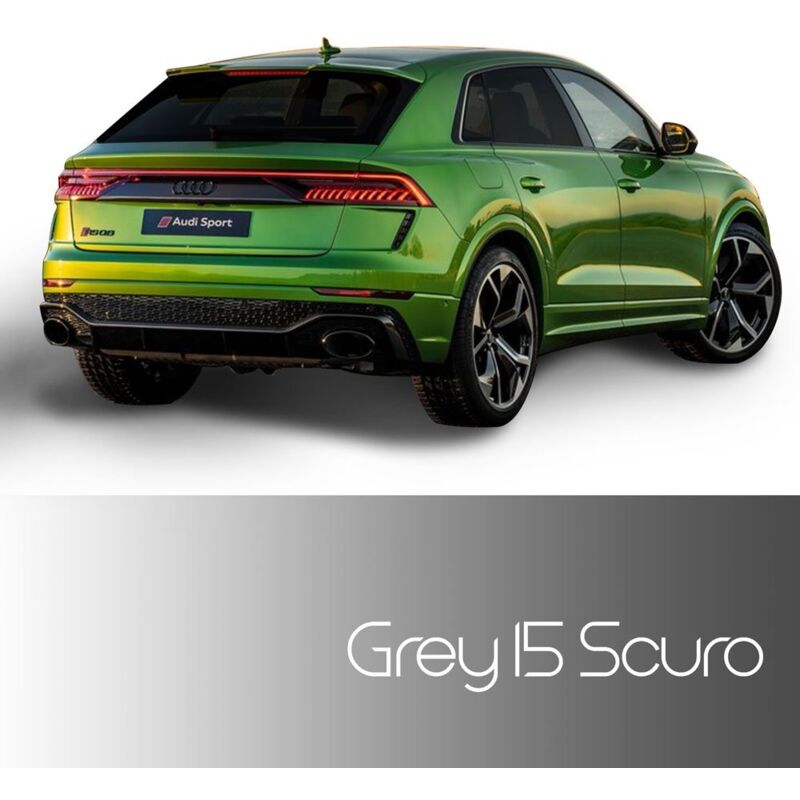 Pellicola Oscurante Omologate per Vetri Auto Grey 15 Scuro - Dimensione: 0,5 MM X 3 MT LATERALI