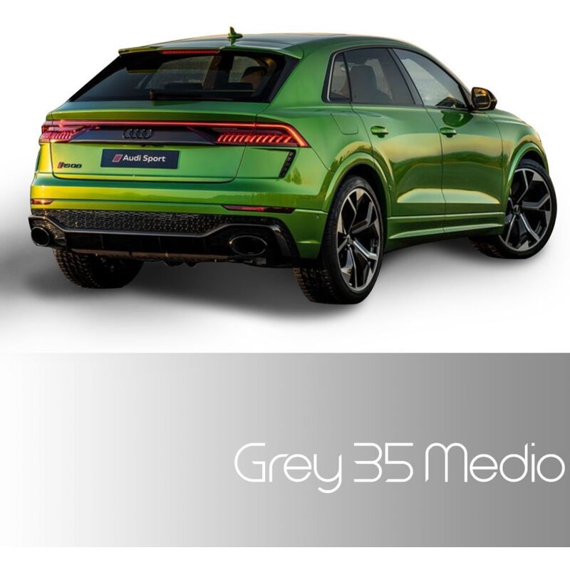 Pellicola Oscurante Omologate per Vetri Auto Grey 35 Medio - Dimensione: 0,5 MM X 3 MT + 0,76 X 1,52 MT KOMBI