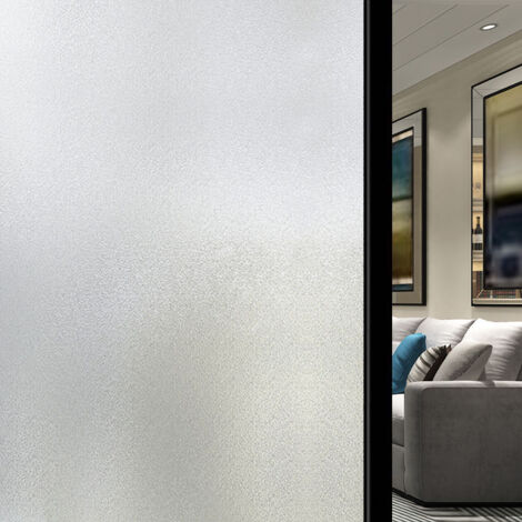 Pellicola per finestre per la privacy, pellicola oscurante per finestre, pellicola elettrostatica per finestre 60x200 cm, buona privacy, pellicola per finestre anti-UV smerigliata per ufficio, casa, b