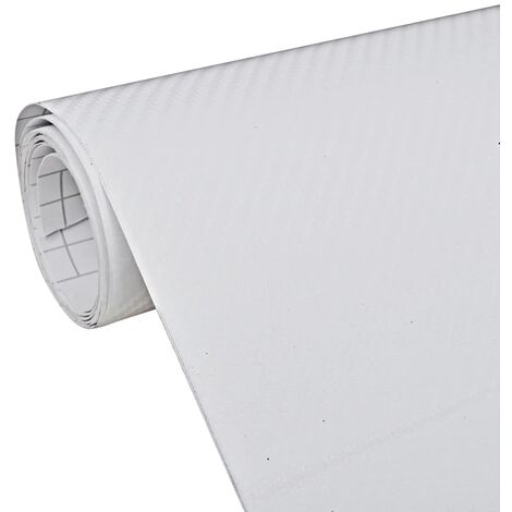 Carta Adesiva Pellicola Adesiva Decorativa per Mobili PVC Lucido  Impermeabile Carta da Parati Autoadesiva Marmo Bianco 500x61cm