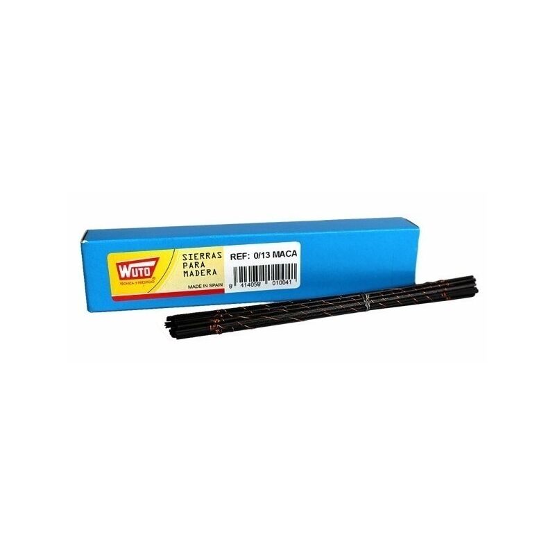 

Pelo Marqueteria Segueta 13Cm 30Tpi Madera Plana Nº 2 12 Pz