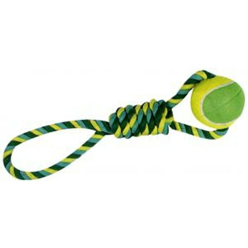 

Pelota con tirador de cuerda | Juguete para perro | Tirador con pelota | Tirador de cuerda