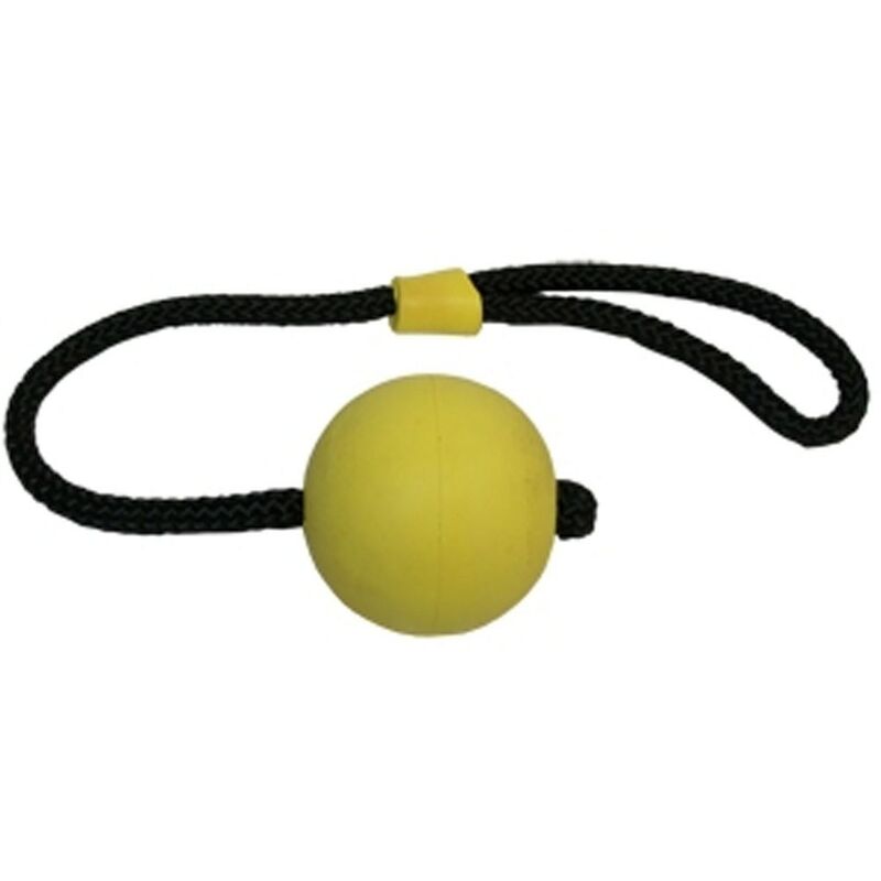 

Pelota de caucho con tirador de cuerda | Juguete para perro | Tirador con pelota