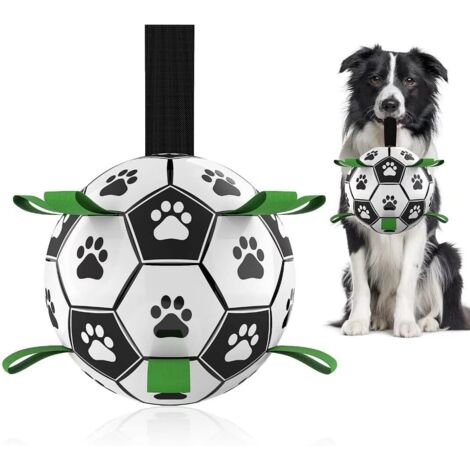Pelota de fútbol con correas para perros, juguetes interactivos de tira y afloja, regalos de cumpleaños para cachorros, juguete de tira y afloja para perros, juguete de agua para perros, pelotas durad