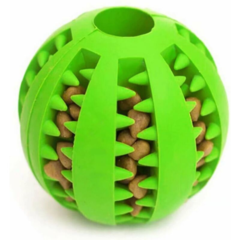 

Pelota de juguete para perros, no tóxica, resistente a las mordeduras para perros - Verde