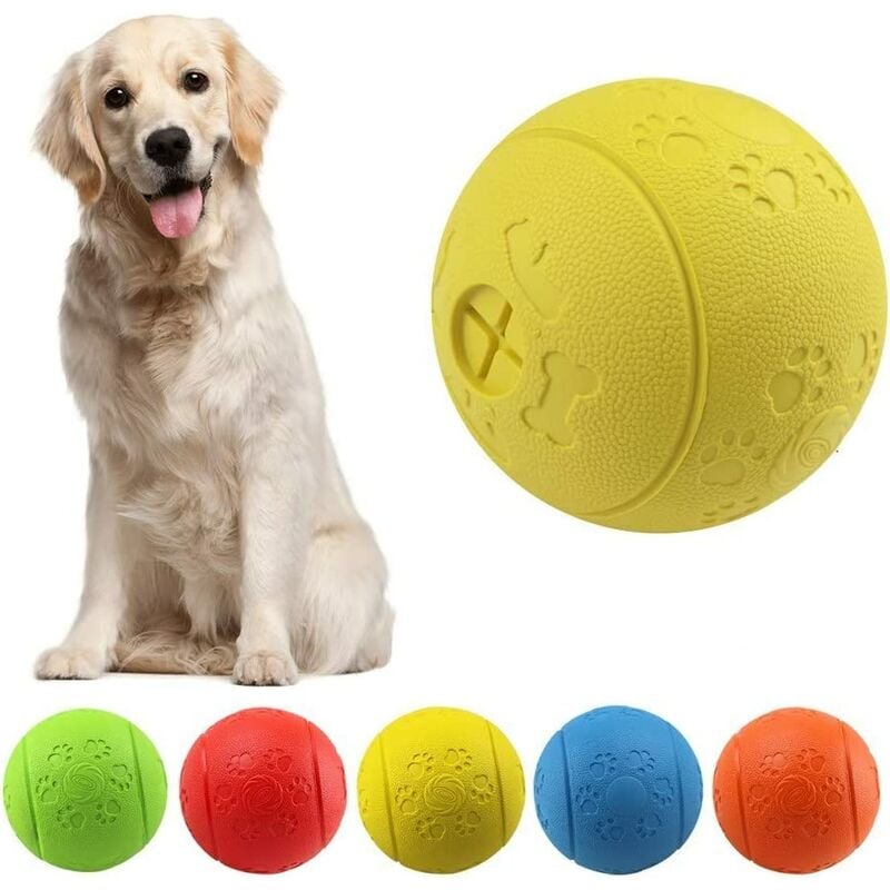 

Pelota de juguete para perros Pelota de juguete para perros, Pelota de comida de goma resistente a las mordeduras para mascotas Juego de ejercicios