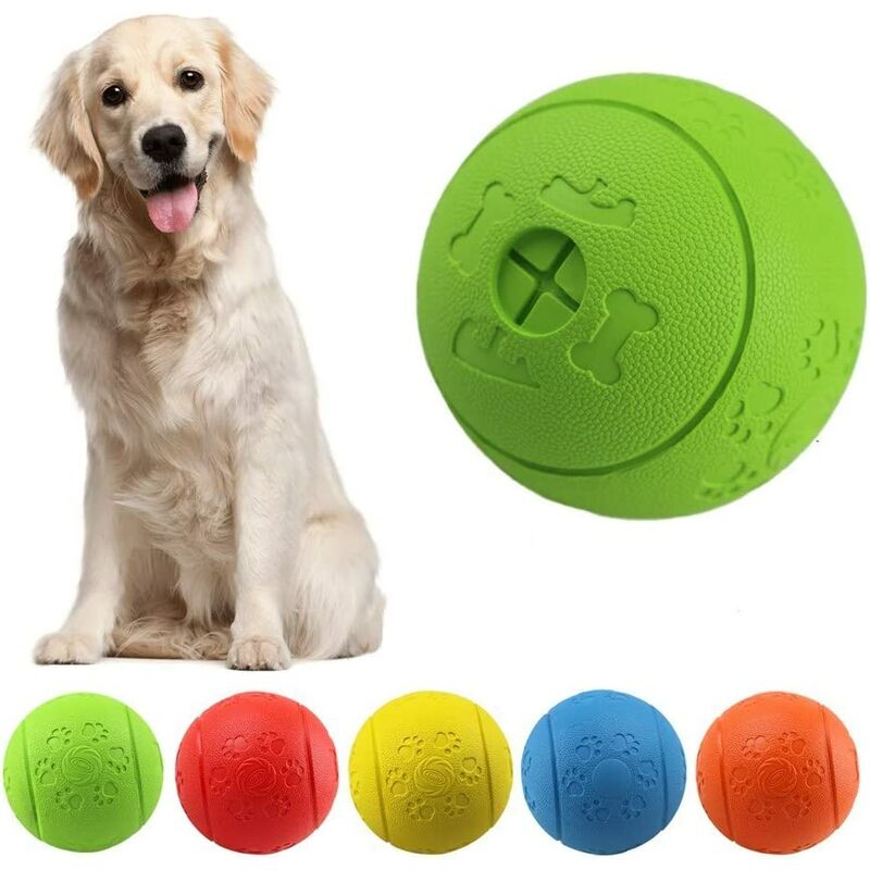 

Pelota de juguete para perros Pelota de juguete para perros, Pelota de comida de goma resistente a las mordeduras para perros Juego de ejercicios