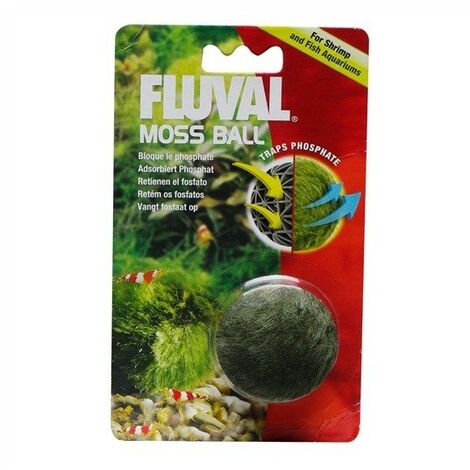 Pelota de Musgo Fluval Moss Ball para Cuidado de acuarios