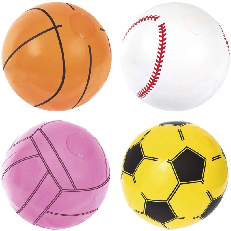 Pelota De Playa Hinchable Bestway Deporte 41 Cm - Multicolor