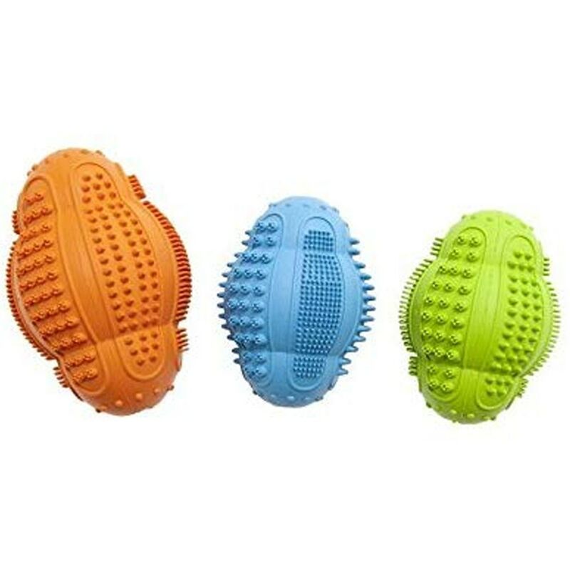 

Pelota de rugby Ruffus para perro | Pelota dental para perros | Dental bouncer | Juguete para perro