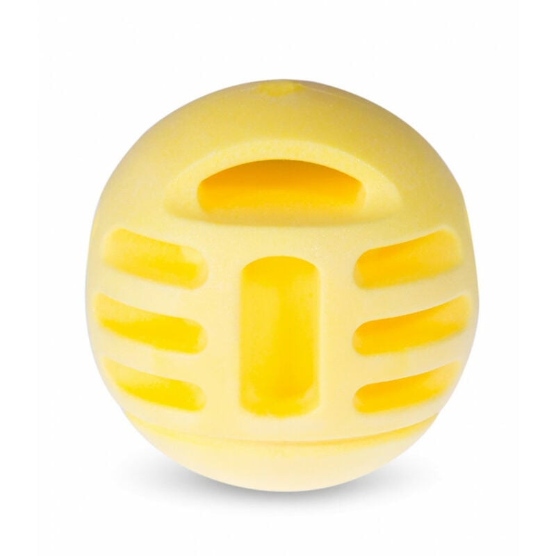 

Pelota de TPR amarillo vainilla ø 8 cm. para perros.