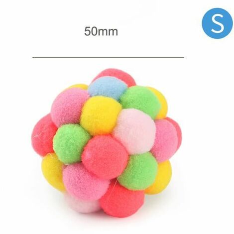 Pelota para gatos, sonido colorido, juguete para mascotas, lindo, divertido, hierba gatera incorporada, interesante