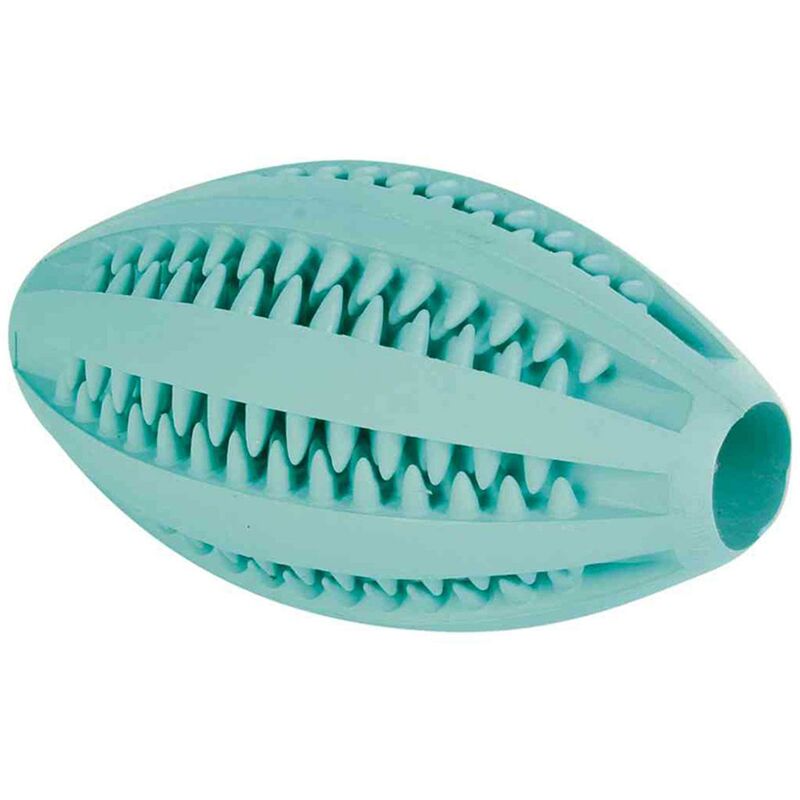 

Pelota Rugby Denta Fun, Menta, Caucho, 11 cm - Trixie