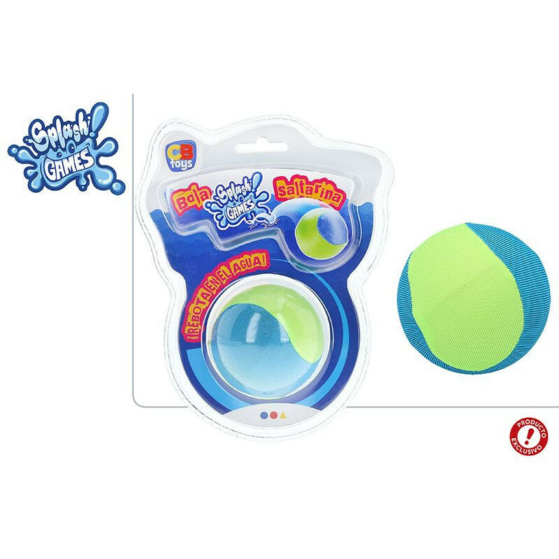 

Pelota Saltarina que bota en el agua. Color Verde/Azul. Juguete Infantil - Hogar y Más