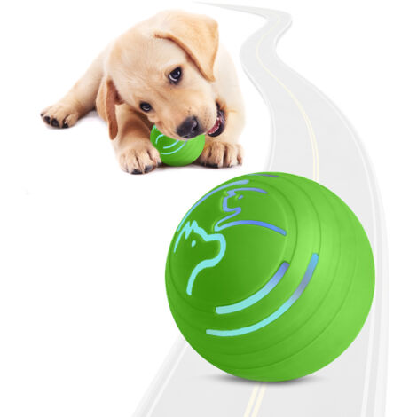 Pelota vibratoria interactiva con luz LED, 4 modos, recargable, fabricada en TPU seguro, 5,6 cm de diámetro, mantiene a los perros entretenidos.
