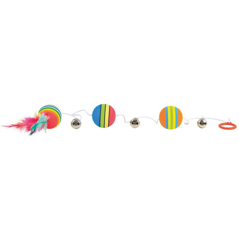 

Trixie 3 Pelota Arcoiris, Elástico, ø3.5 cm, 80 cm