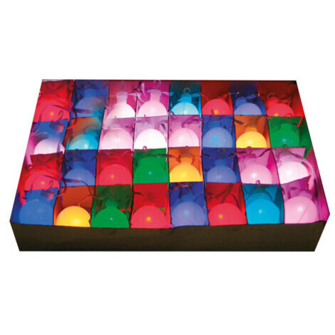 Pelotas mágicas de 20 esferas LED Ø 60 mm – efecto brillo – interior/exterior