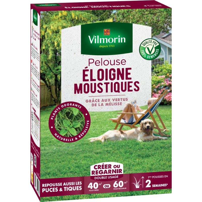Vilmorin - Pelouse Éloigne Moustiques - 1 kg