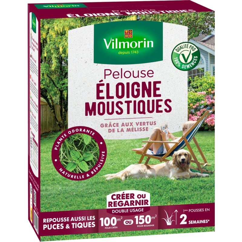 Vilmorin - Pelouse Éloigne Moustiques - 2.5 kg