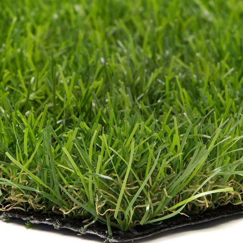 Tapis de pelouse synthétique, fausse herbe artificielle, 25 mm, 2x5 mt, 48708