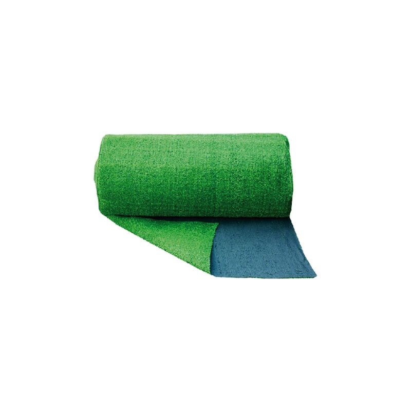 Gazon synthe'tique 2x25 m e'paisseur 7 mm en tapis de gazon synthe'tique pvc pour piscine de jardin exte'rieur