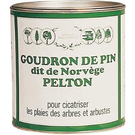 PELTON FERTILIGENE GOUD4 - Cicatrizzante catrame di Pino Detto della Norvegia 800 G, per guarire Le ferite di Alberi e arbusti, Pronto all'Uso - Made in France