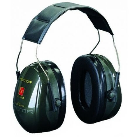Casque anti bruit professionnel 31 dB – Protection auditive homologuée CE – Confort avec coussinets en mousse et liquide – Pour débroussaillage et tronçonnage – Peltor