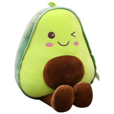 Peluche avocat créative, oreiller, 85 cm