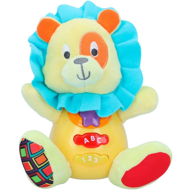 

Peluche César el león con luz y sonido en español - Winfun