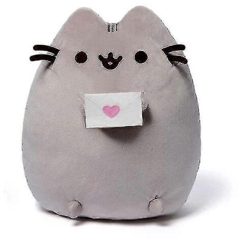 Peluche Chat Sushi Baguettes, Jouet Kawaii Donuts Pizza, Peluche Chat Douce Grise 18 cm pour Enfants - r8