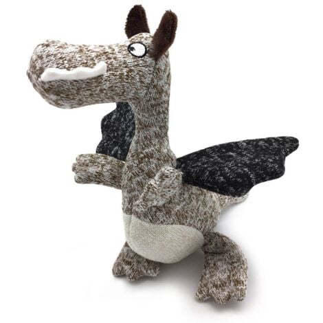 Peluche con effetto sonoro Linea Softy Drago per cani