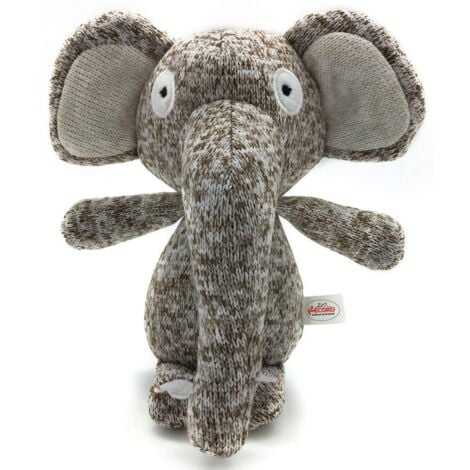 Peluche con effetto sonoro Linea Softy Elefante per cani
