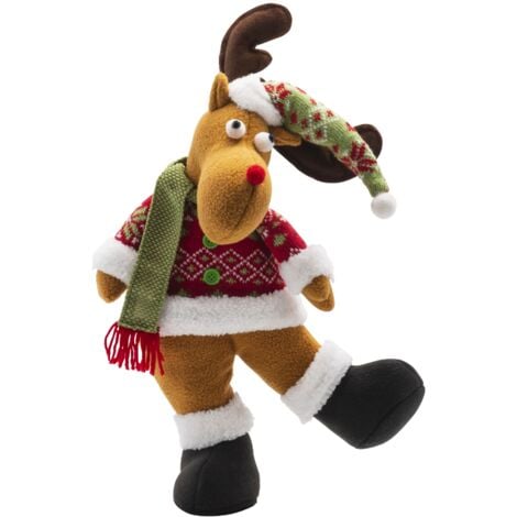 Peluche decorativa renna 50cm