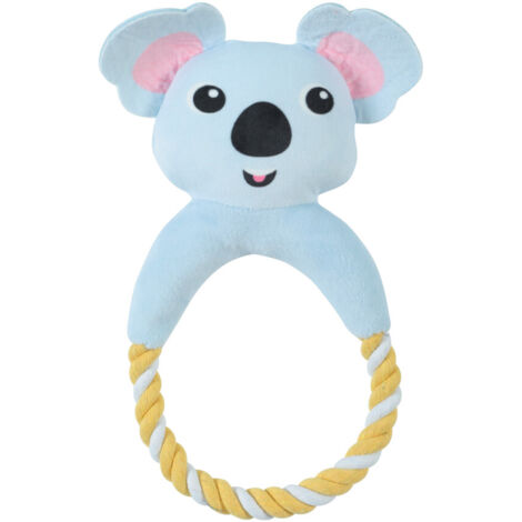 Peluche koala CALINOU avec corde  pour chien - zolux