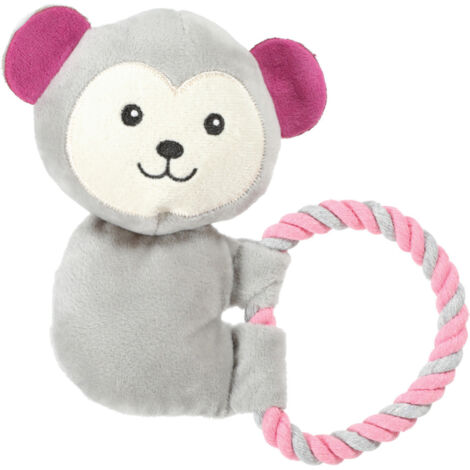 Peluche maxou corde 18 cm jouet pour chiots - zolux