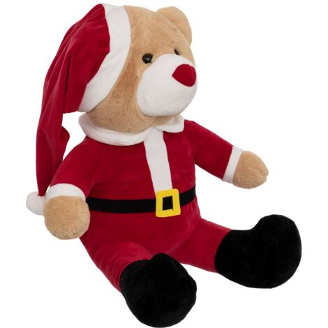 Peluche ours père Noël