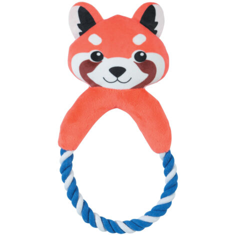Peluche Panda avec corde pour chien - zolux