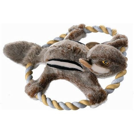 Peluche per cani Hunter Wildlife Train Con corda Scoiattolo (30 cm)