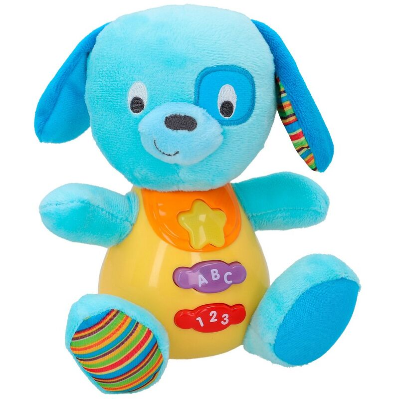 

Peluche perro para bebés que habla & luces de colores - idioma: español