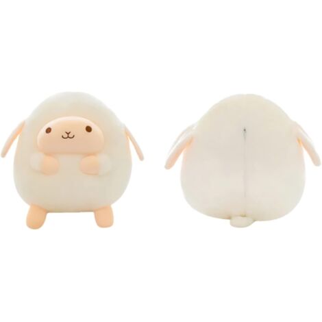 Peluche Petit Mouton, Mouton Potelé en Peluche, Peluche Kawaii, Coussin Mouton Ultra Doux