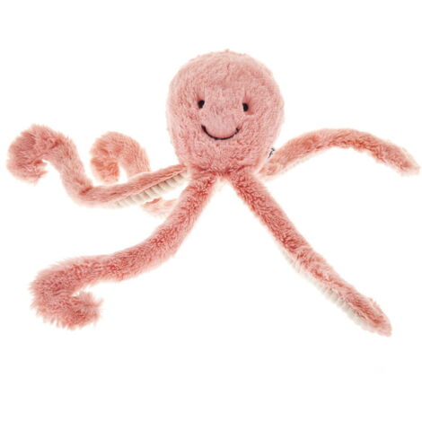 Peluche Polpo Ferribiella con squeaker e crackle per cani