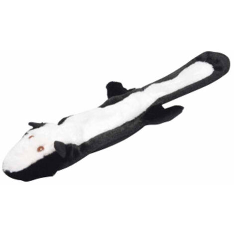 Peluche pour Chien "Putois" 48cm Noir & Blanc