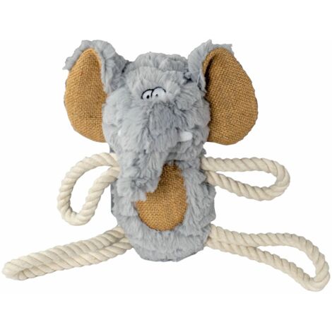 Peluche "Safari" - Elephant avec cordes